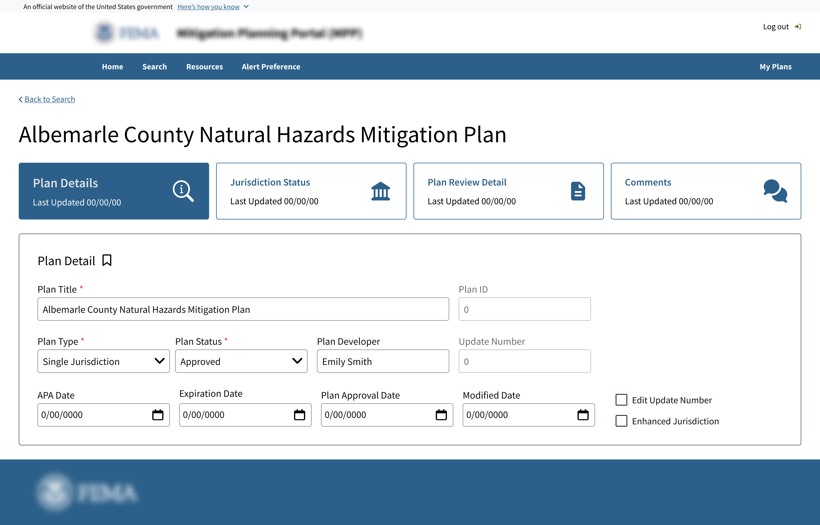MPP Plan Detail page